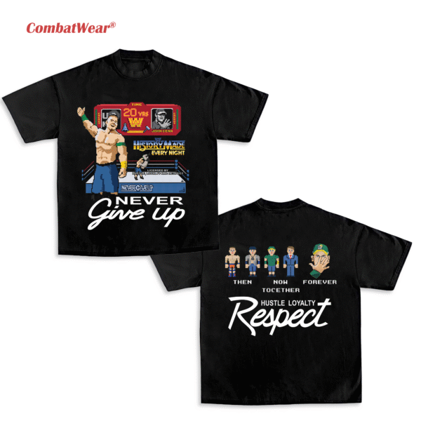 JOHN CENA 20 YEARS NEVER GIVE UP TEE