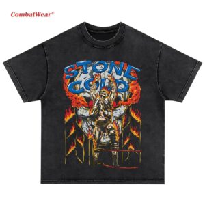 STONE COLD-SKELETON WASHED TEE