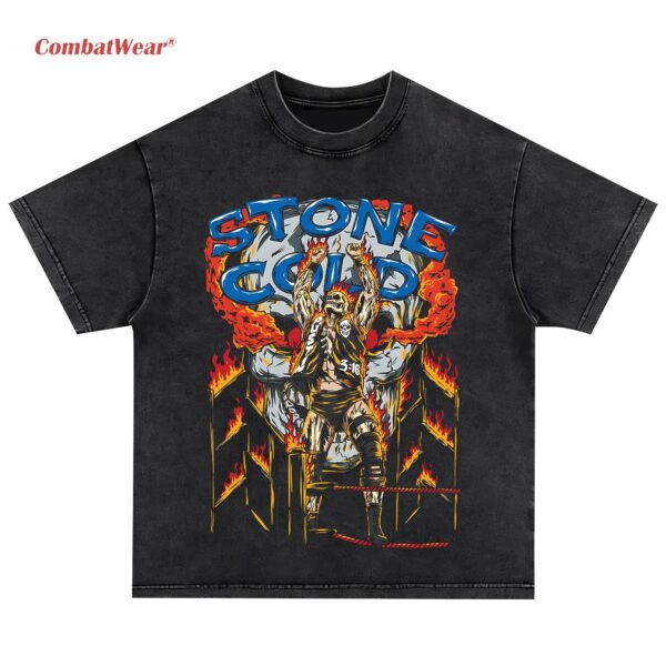 STONE COLD-SKELETON WASHED TEE