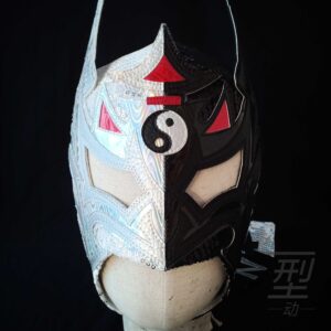 CombatWear WWE Dragon Lee Black And White Wrestling Mask