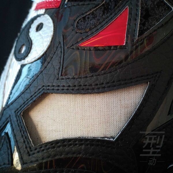 CombatWear WWE Dragon Lee Black And White Wrestling Mask - Image 2