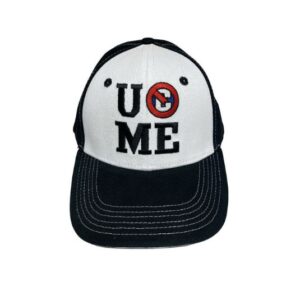 CombatWear John Cena Black White U Can't See Me Baseball Cap Hat New