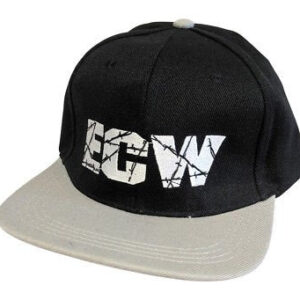 ECW Extreme Championship Wrestling Black Polysnap Baseball Hat