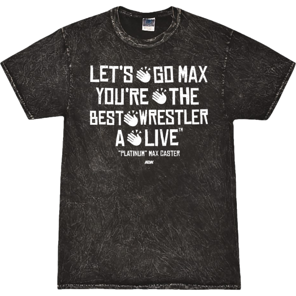 Max Caster - Let's Go Max Mineral Wash T-Shirt - 07