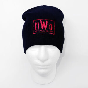 CombatWear nWo New World Order Red Logo WCW Beanie Cap Hat